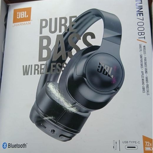 Generic Tune 700BT Wireless Over-Ear Headphones - Pure Bass - Black - image 2