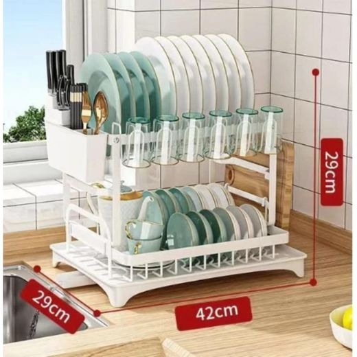 Generic 2 Layer Carbon Coated Dish Rack - image 4