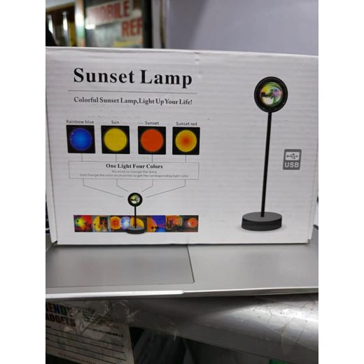 Generic Sunset Lamp for Photography – LED Night Light for Aesthetic Room Vibes - image 3