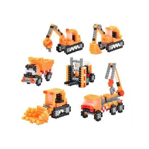 Creative Toys Creative Ironing beads 3D version , tir crane hds truck, sachet, ironing - image 4