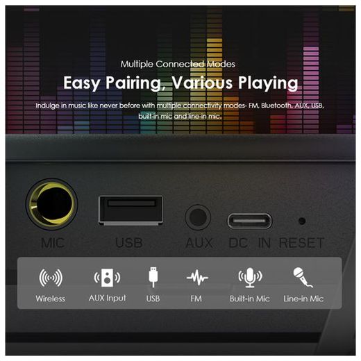 Oraimo Boom Powerful Portable Wireless Speaker - Black (1YR WRTY) - image 2
