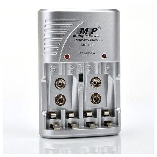 Multiple Power Universal Battery Charger – 4-Slot AA, AAA & 9V, Ni-MH/Ni-CD, 220V Mains - image 4