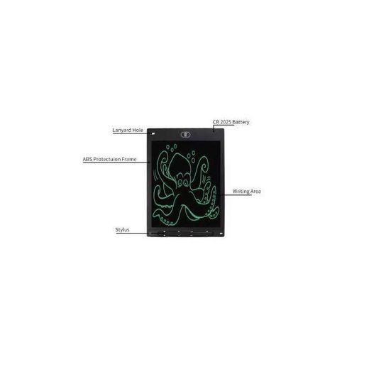 Generic LCD Panel Colour Writing Tablet – Electronic Doodle Board-Black - image 4
