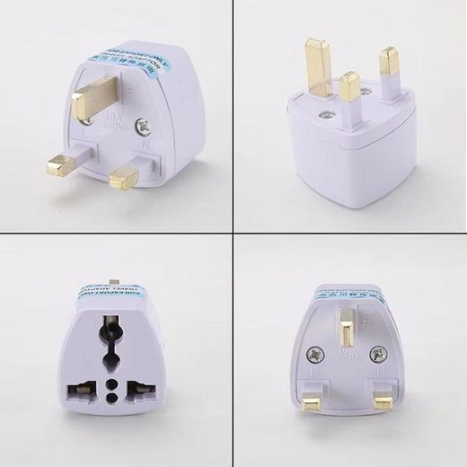 Generic Universal UK Electrical Plug Adapter for EU US AU Plugs with Compact Portable Travel Design - image 3