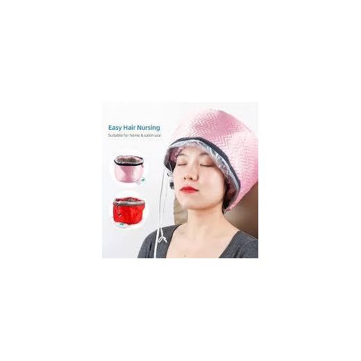 Generic Electric Thermal Hair Steamer Cap - 3-Speed Temperature Control Heating Spa Cap for Deep Conditioning & Hair Treatments (220V, 24x24cm