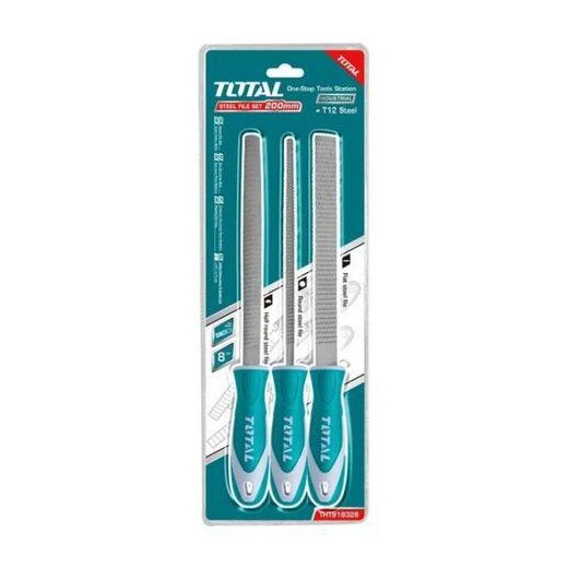 TOTAL THT918326 3 Pcs wood file set Size:200mm - image 2