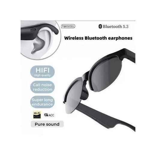 Fashion Wireless Bluetooth 5.3 Smart Audio Sunglasses – Polarized Sun Glasses with Open-Ear Hi-Fi Speakers, HD Call Noise Reduction Mic, and 150-Language Real-Time AI Translation for Men and Women - image 3