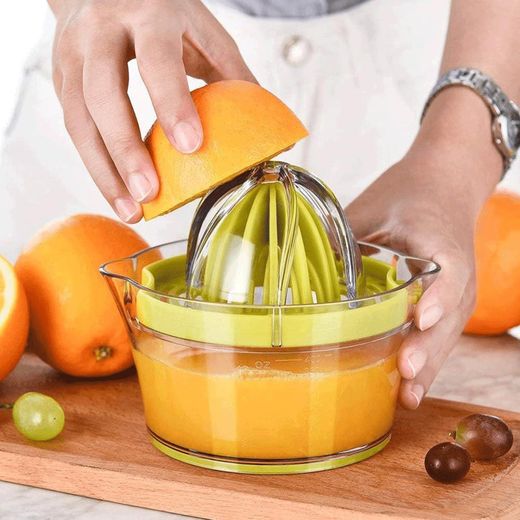 Generic Citrus Lemon Orange Juicer Manual Hand Squeezer with Built-in Measuring Cup and Greater - image 4