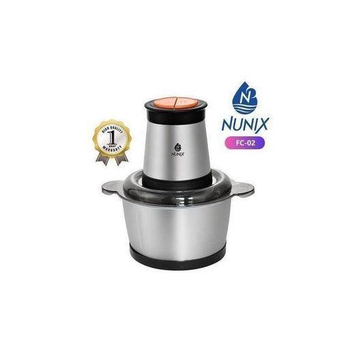 Nunix  2L Electric Food Chopper & Blender - 1000W Powerful Food Processor with 2-Speed Settings