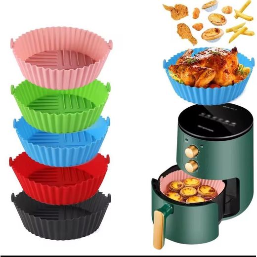 Generic Heavy foldable silicon air fryer liner - image 4