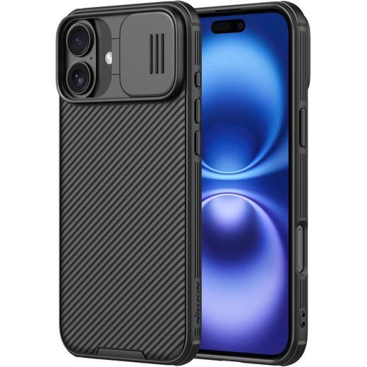 Nilkin IPhone 16 Plus Case With Slide Camera Cover, Upgraded Camera Lens Protection Slim Shockproof Protective Phone Case For IPhone 16 Plus