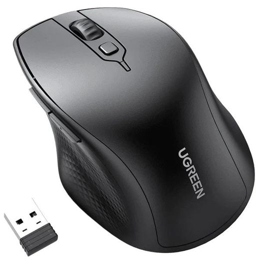 Ugreen MU101 Ergonomic Contoured-Shape Design Wireless Mouse