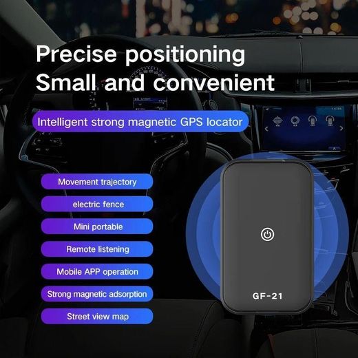 Generic GF-21 Magnetic Tracking Device With SOS Alarm And Remote Voi - image 2
