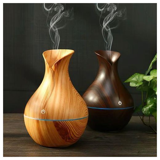 Ultrasonic Wooden Aromatherapy Humidifier Diffuser