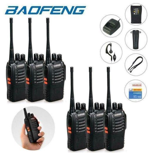 Baofeng BF-888S Two Way Radio (Pack of 6pcs radios) Raio call Recievers 3km to 5km - Customize Package - image 2