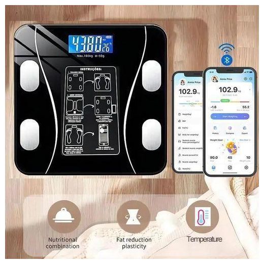 Rechargable Smart BMI Bluetooth Body Weighing Scale
