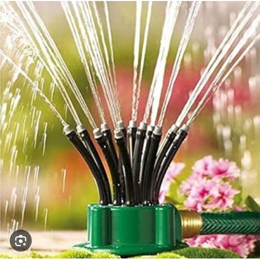 Generic  Garden Sprinkler Lawn Grass Sprinkler Head Garden Yard Watering Tools 360 Degree Garden Sprinklers Flexible Water Sprayer - image 3