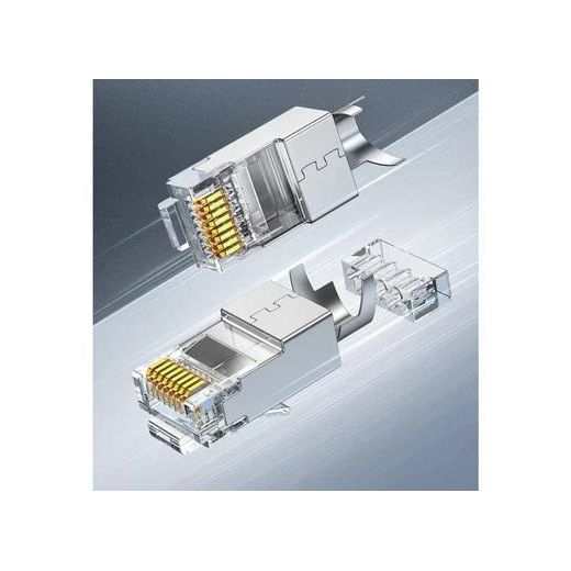 Ugreen NW111 (UG-50248) Cat6 Shielded RJ45 Crystal Head Connectors – 100 Pack Ethernet Crimp Plugs for LAN Cable, Router, Switch & Network Installation - image 4