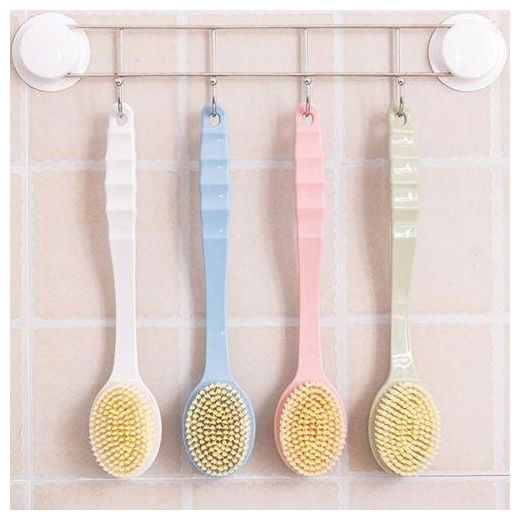 Generic Lower Back Soft Brush Long Handle Body Scrubber - image 3