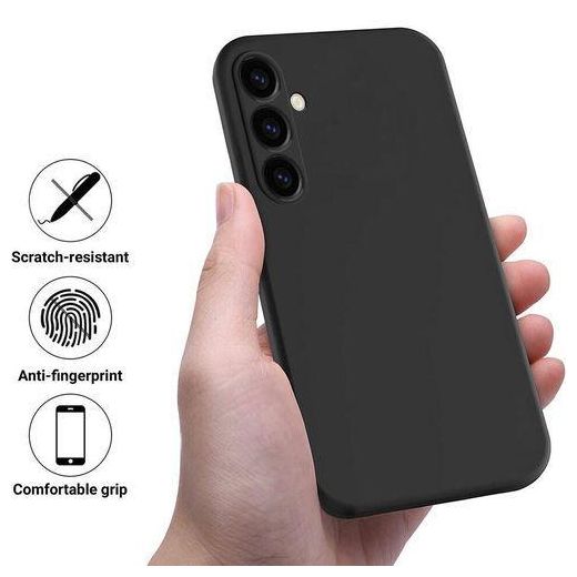 Generic Samsung Galaxy M15 Slim Smooth Soft Anti-fingerprint Silicone TPU Protective Cover Phone Case - image 2