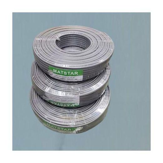 Mat Star 1.5mm 90m Twin Cable + Earth Flat Power Electrical Cable Wire. 