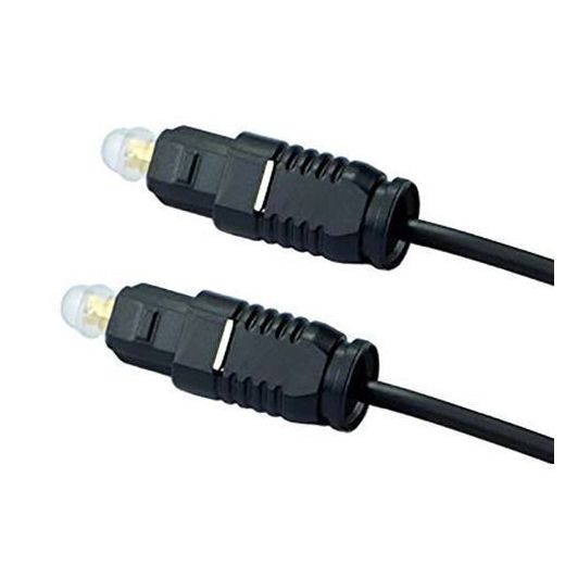 Generic Digital Optical Audio Cable 1.5M - Fiber Optic, Male-to-Male, Black - image 2