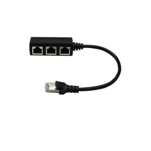 Generic 3 Way LAN Ethernet Network RJ45 Connector Splitter Cable - image 2