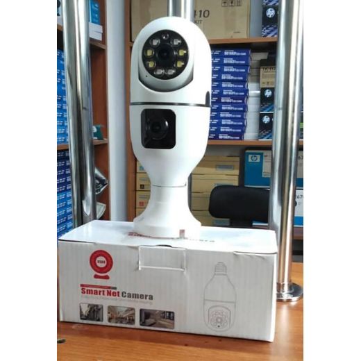 Generic Double Lens PTZ Bulb WiFi Camera Bulb