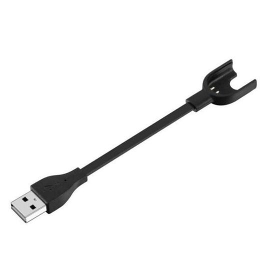 XIAOMI M3 Smart Band USB Charging Cable Charger – Fast Charging Replacement Charging Dock Adapter for Mi Band 3, Black - image 2