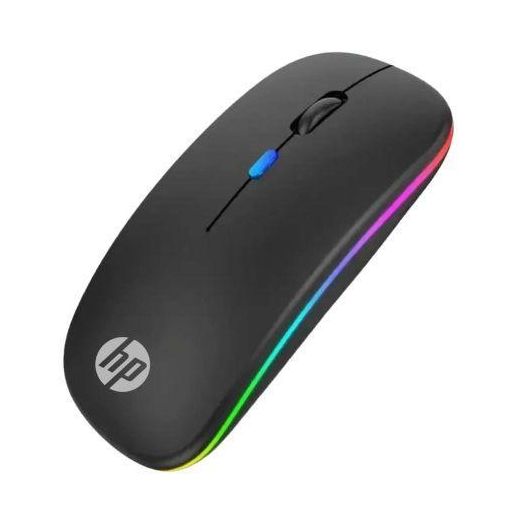 Hp W10 Rechargeable Bluetooth & Wireless RGB Dual Model Mouse - image 2