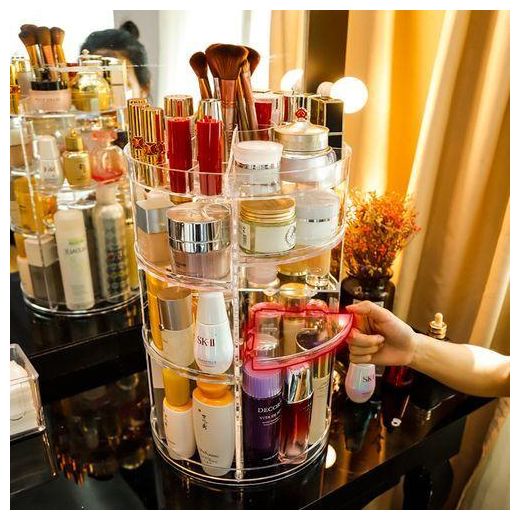 Generic 360 Degree Rotating Acrylic MakeUp Organizer/Cosmetic Organizer - image 3