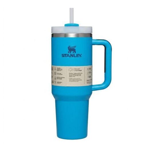 Stanley 1.183L Plain Cup – Large Reusable Insulated Tumbler with Handle & Straw for Hot & Cold Drinks