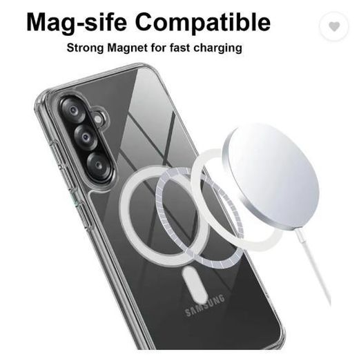 Generic Transparent MagSafe Compatible Hard Back, Magnetic Clear Case Cover For Samsung Galaxy A26 - image 4
