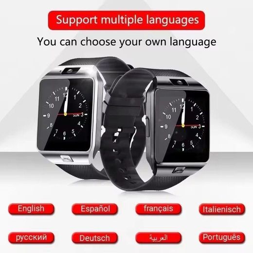Generic Smart2030 W007 Smartwatch with GSM SIM Card, Camera & Sports Fitness Features – Black - image 2