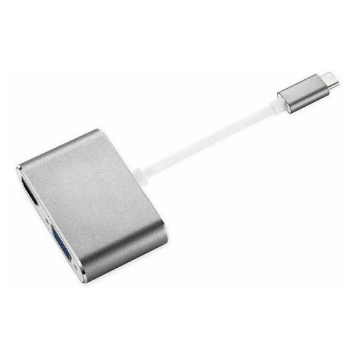 Generic USB-C 3.1 Type-C to HDMI + VGA Adapter Converter - Dual Display 4K Video Output for iPhone, Macbook, Chromebook, Dell - image 2