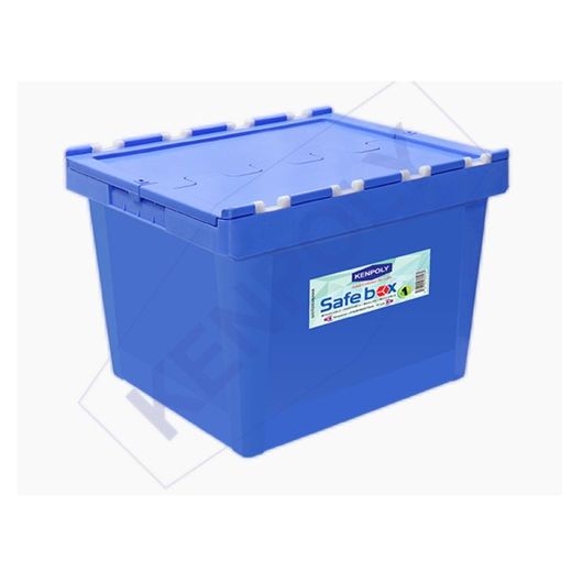 Kenpoly Safe Box No.1 L510 x W420 x H370 59litres. BLUE