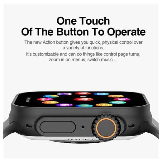 QOXBFIE T900Ultra3 Max 2.3'' Full Touch Screen Smart Watch - For Android & IOS - image 3