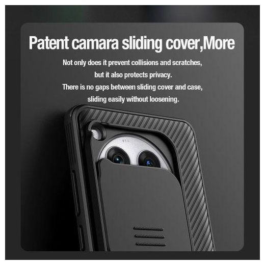 Generic Nilkin Case for OnePlus 12 One Plus 12 (1+12) (6.82" Inch) CamShield Pro Slider Camera Close & Open - image 3