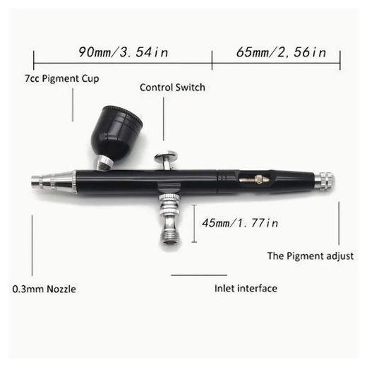 Generic Small Portable Airbrush for Artistic Painting - image 3