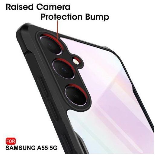 Generic Samsung Galaxy A55 5G Xundd Back Cover Protective Phone Case (Bumper Flexible Shockproof Camera Protection Cushioned Edges Crystal Clear Mobile Cover) - image 3