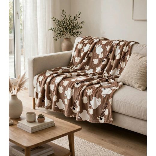 Soft Warm Plush Fleece Blanket, Luxury Cozy Throw for Bed, Couch & Sofa