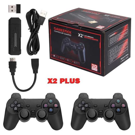 Plug & Play X2+ Wireless Game Controller Gamepad 2.4G – GameStick Double Rocker Joystick