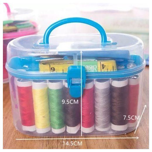Generic 49pcs Sewing Accessories Portable Sewing Box Needle Thread Stitching Embroidery Craft Sewing Tools Supplies Set Kit