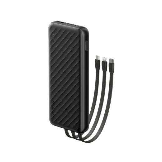 Oraimo Slice Link 10000mAh 12W Fast Charge 3 In 1 Portable Power Bank -Black (1YR WARRNTY) - image 4
