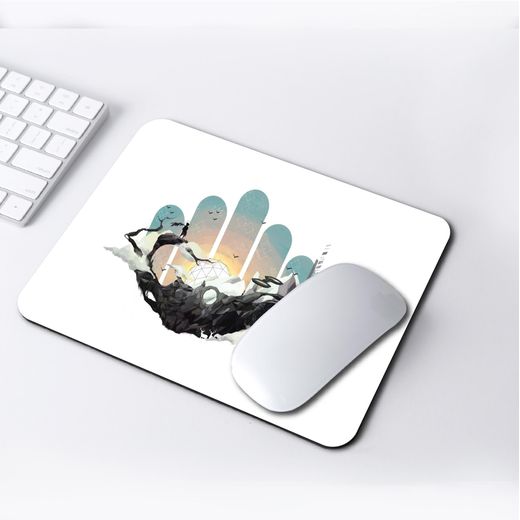 Generic ARTISTIC CUSTOM PRINTED MOUSE PAD, anti skid with strong material and quality printed FOR OFFICE USE OR GIFTING. Get a laptop skin of the same from the store