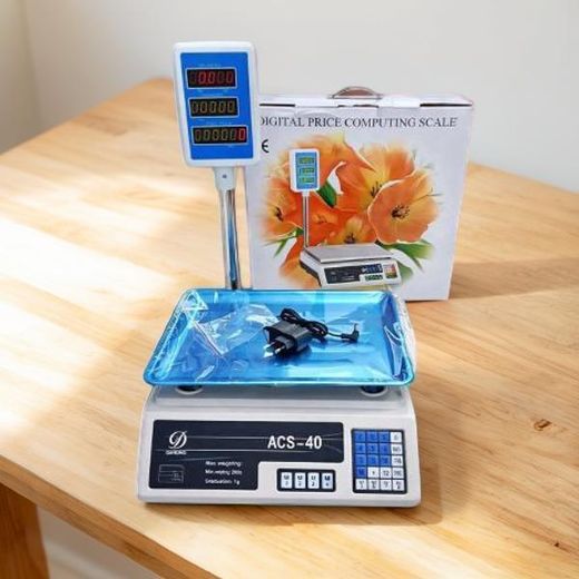 Super Quality Energy Saving ACS 40 Upto 40Kgs Computerized Digital weighing scale