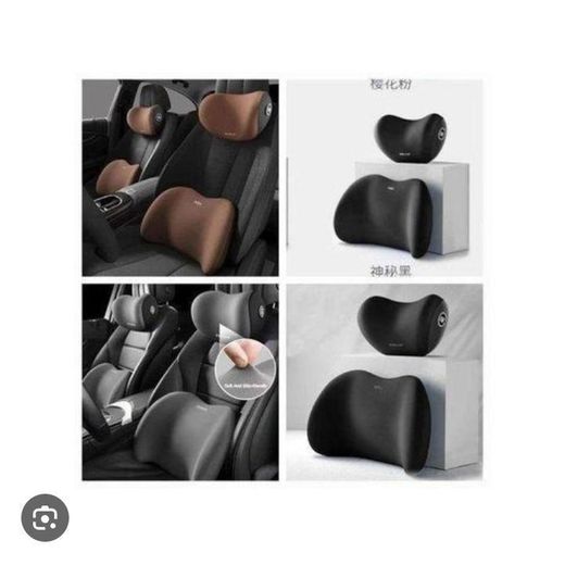 Generic Car Lumbar Support Cushion and Headrest Neck Pillow Kit, Car Pillow, Car Lumbar Cushion, Car Headrest and Lumbar Cushion, Relieves Neck and Back Pain - image 4
