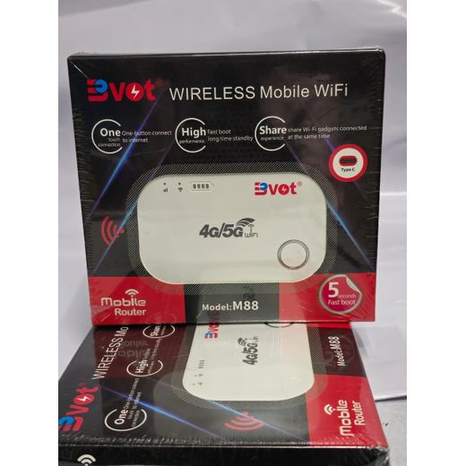 Generic BVOT M88 Portable 4G/5G Mobile Wifi Router – Compact and Universal Hotspot for Home, Office, and Travel Use