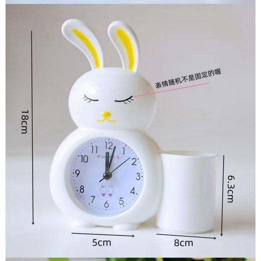 Generic Cute rabbit alarm clock - image 3
