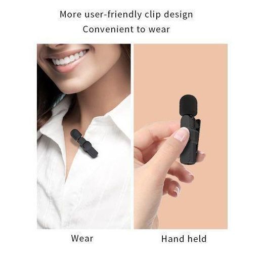 Org K9-Double Wireless Lapel Microphone Tie Micrphone TYPE-C Phones Android IPhone + IOS Adapter-6 K9 Double Wireless Lapel Microphone Tie Microphone TYPE-C Phones Android IPhone + IOS Adapter - image 4